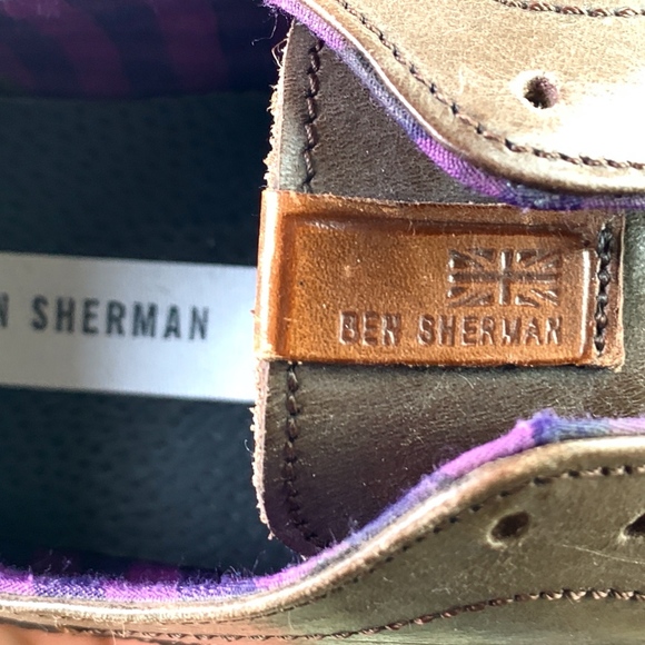 Ben Sherman, Brown Oxford shoes for men size 7. main image 5